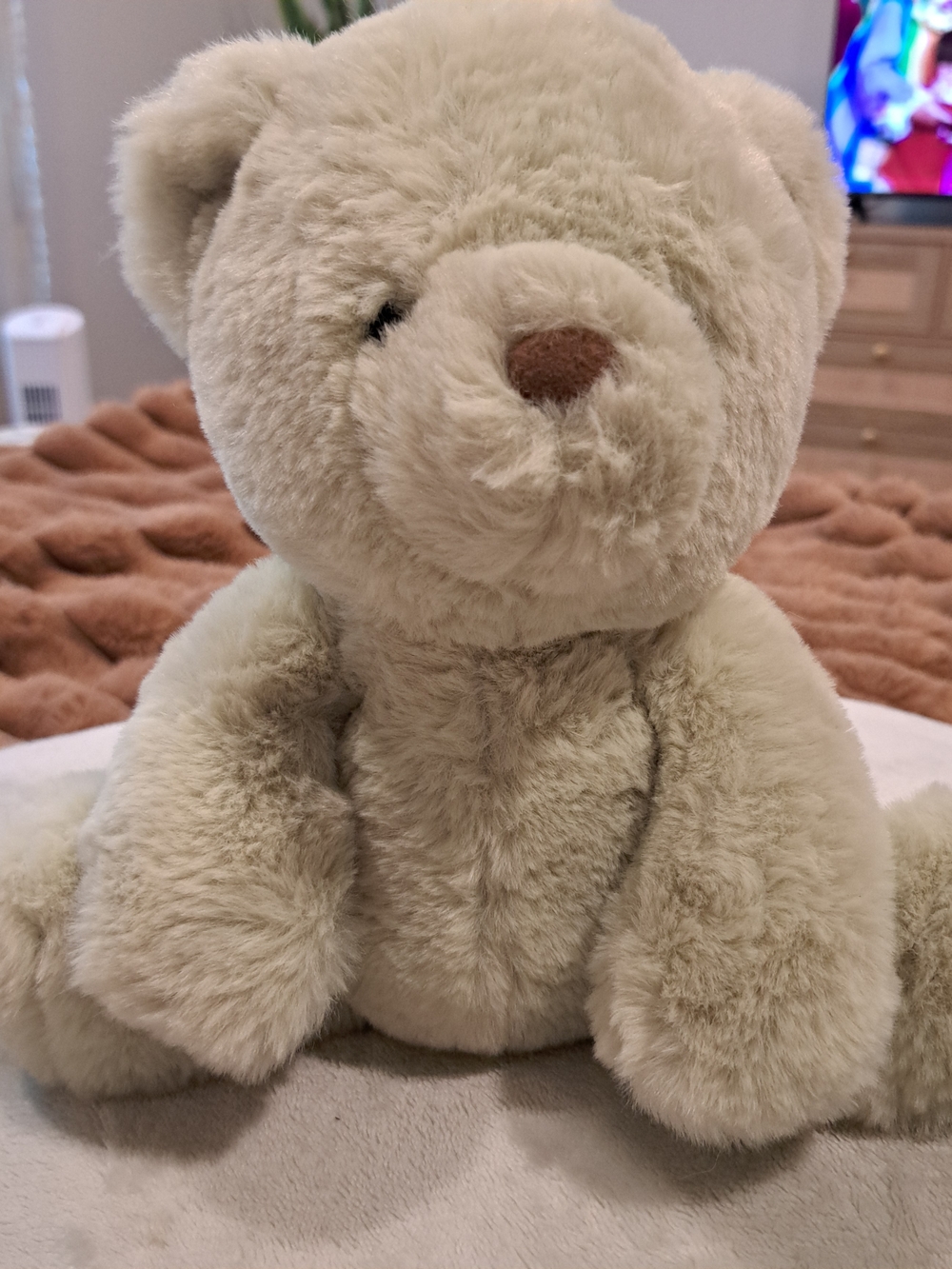 Aurora World Green Bear Plush Stuffed Animal Ultra Soft 9"